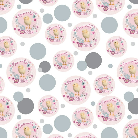 One Cute Chick Chicken Easter Spring Premium Gift Wrap Wrapping Paper Roll