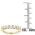 thumbnail image 3 of Ladies Thin 14K Designer Natural 0.8 Ctw Diamond Engagement Ring Band (Yellow Gold Size 5.5), 3 of 3