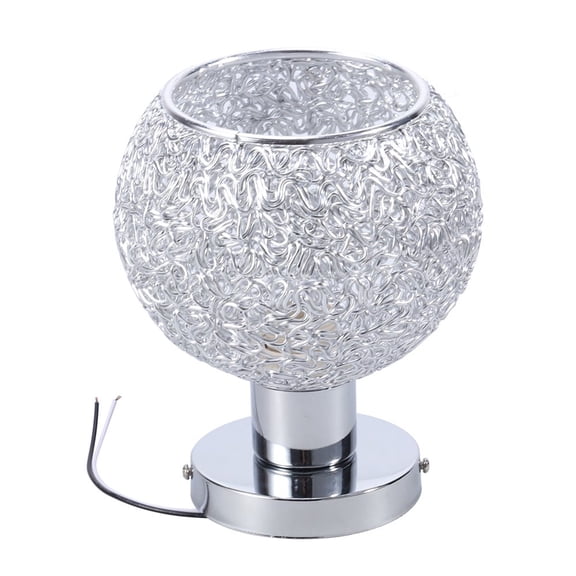15CM Mini Lustres Modernes Plafonnier en Aluminium Créatif pour le Couloir de la Chambre à Coucher et Placard Sans Ampoules (Argent)