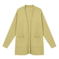 thumbnail image 6 of Lmnyox Women's Long Sleeve Cardigan Plain Open Front Cardigan Sweaters Casual Knit Cardigan with Pockets, 6 of 8