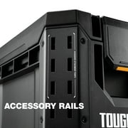 ToughBuilt StackTech Compact Tool Box Lockable Organizer, Removable Tray