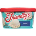 Friendly's Rich and Creamy Vanilla Ice Cream Tub 1.5 Quart