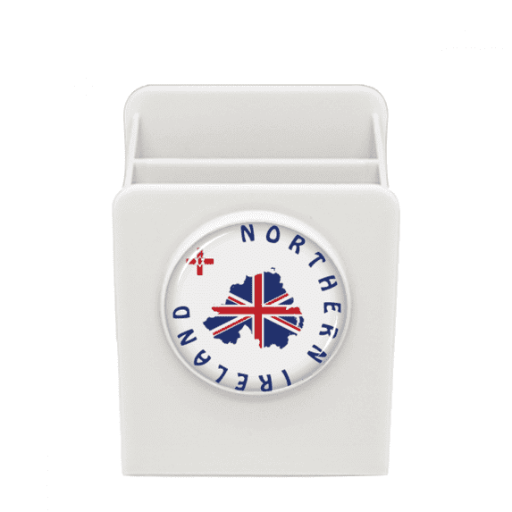 Map Flag Northern Ireland Desk Pencil Holder Cup Pen Organizer