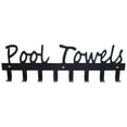 thumbnail image 4 of Coat Hook Rack Wall Mounted Coat Rack Metal Coat Hook Rail for Hat Towel Robes Keys, 4 of 8