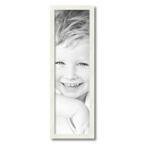 ArtToFrames 8x27" White Picture Frame, White Wood Poster Frame, with Regular Acrylic and 2 (FBPL-5140)
