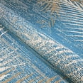 thumbnail image 3 of Couristan 24293108023710U 2 ft. 3 in. x 7 ft. 10 in. Monaco Tropical Palms Rug, Ocean, 3 of 3