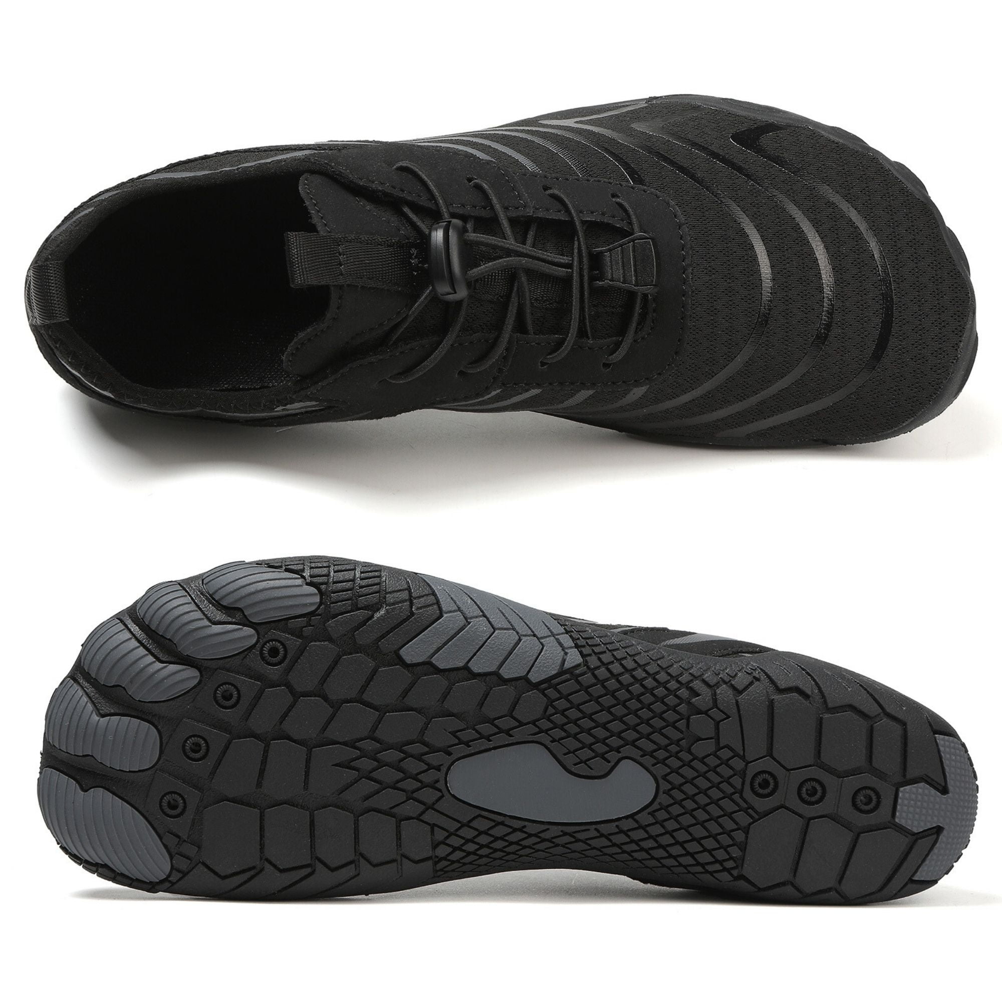 BERANMEY Pro Barefoot Shoes for Women & Men Wide Toe Box Hiking Water Shoes Non-Slip Breathable Barefoot Swim Surf Shoes for Beach Pool Aqua Running & Walking Fast Drainage & Waterproof Design