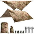 thumbnail image 2 of Kylebooker Camping Hammock Rain Fly 10 X 10 Feet, UV Protection and Waterproof, Camo Tent Tarps for Outdoor Adventure, Hiking, 2 of 8