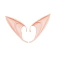 thumbnail image 1 of 1 Pair Elf Ears Cosplay Accessories Latex Soft Pointed Prosthetic False Ear Halloween Party Masks, 1 of 7
