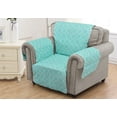 thumbnail image 5 of Global Trends Coastal Seashell Quilted Reversible Furniture Cover Protector, 5 of 7