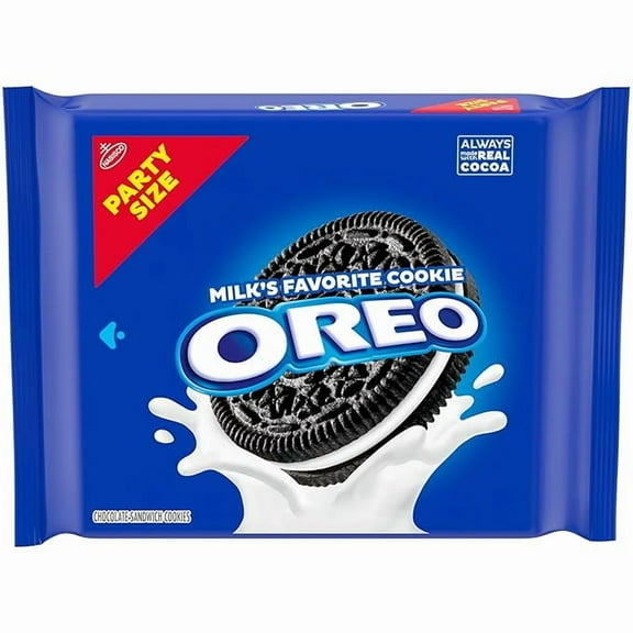 1x OREO Chocolate Sandwich Cookies, Party Size, 24.16 oz