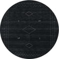 thumbnail image 1 of Ahgly Company Indoor Round Contemporary Gunmetal Green Abstract Area Rugs, 8' Round, 1 of 6