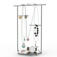thumbnail image 6 of Mango Steam Tabletop Hexagon Jewelry Tower / Display Stand for Bracelets & Necklaces - Silver, 6 of 9