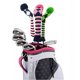 thumbnail image 4 of Advancent Funda de tres piezas para palos de golf, antigruesa, de punto, de hilo, ideal para mujeres, portátil, amarilla. Golf verde, 4 of 6