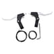 thumbnail image 2 of Juego de palanca de freno de bicicleta con cables de freno para bicicletas plegables ligeras Plateado, 2 of 9