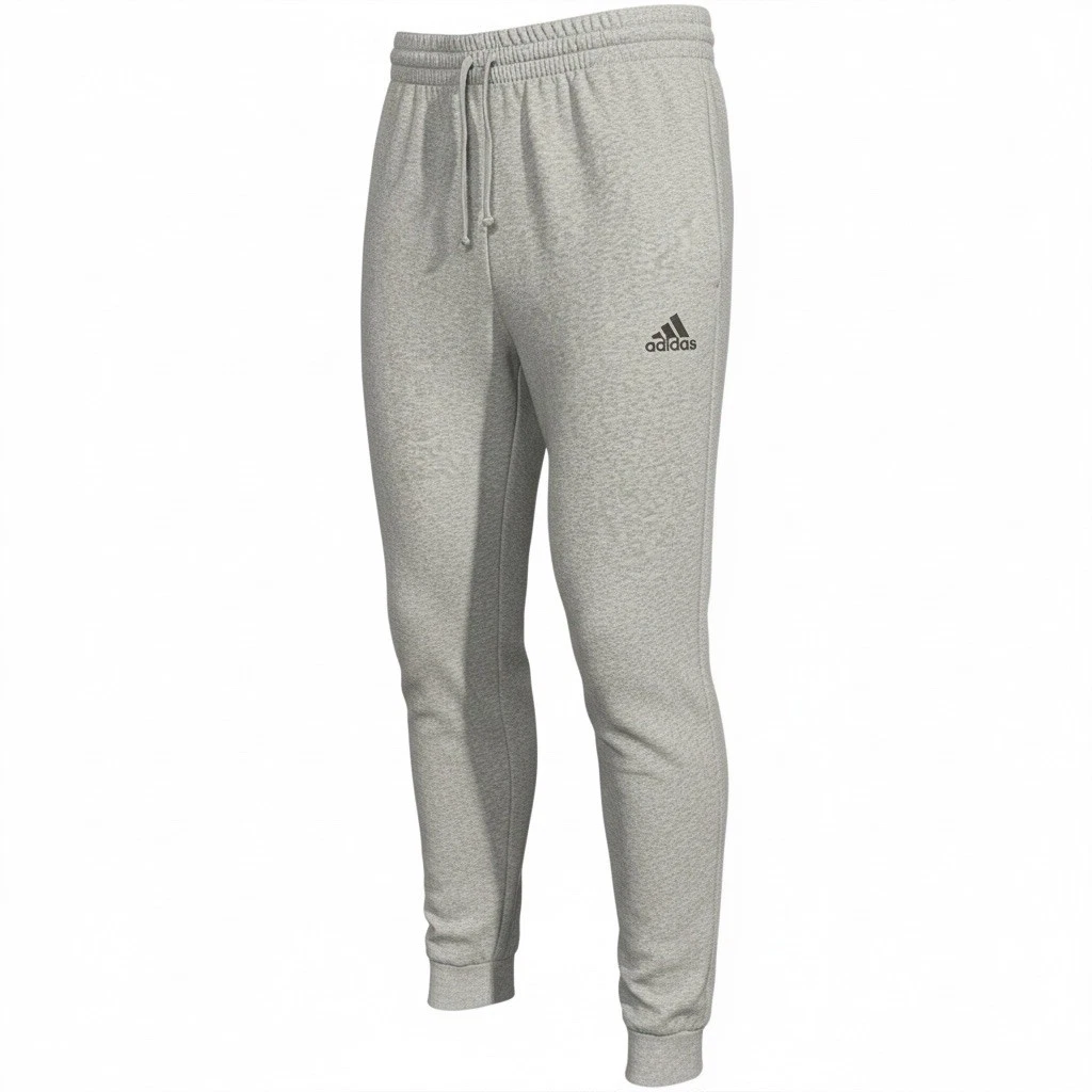 Adidas Men's Athletic Fleece Jogger Pants Gray