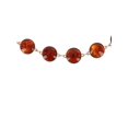 thumbnail image 2 of CTM Round Stone Disc Chain Belt Adjustable Boho Waist Belt (Women), 2 of 3