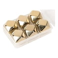 thumbnail image 3 of Fiudx Juego de Piedras de Whisky de Metal, Regalos Geniales para Hombres, Piedras de Acero Inoxidable para Whisky y Cerveza, Regalos Únicos para Esposos, Abuelos, Aniversarios y Navidad (1 Juego), 3 of 4