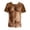 Brown, variant on TUOYUAN Mens Funny Hairy Chest 3D Print Short Sleeve T Shirt Novelty Top,Brown,SIZE:M