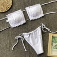 thumbnail image 5 of Tbopshirt Bikinis for Women Clearance,Womens Bathing Suits,Women Ruched Hollow Sexy Bikini Push-up Padded Swimwear Swimsuit Beachwear Set,Womens Swimsuits Summer Savings, 5 of 7