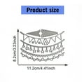 thumbnail image 6 of Celebration Banners Cutting Dies Embossing Stencils Cuts Stencils Metal Die Cuts for Card Photo Scrapbook Decoration, 6 of 8