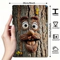 thumbnail image 2 of HELLOYOUNG Funny Tree Face Metal Tin Sign 2D Flat Wall Decor, Humorous Rustic Iron Painting Poster for Home Garden Patio, Vintage Indoor Outdoor Wall Art 20x30cm, 2 of 6