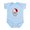 Sky Blue, variant on CafePress - Christmas Santa Skull Infant Bodysuit - Baby Light Bodysuit, Size Newborn - 24 Months