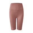 thumbnail image 5 of JIUKE Short Leggings for Women High Waisted Capri Pants Knee Length Yoga Shorts Workout Exercise Summer Shorts, 5 of 7