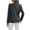 thumbnail image 7 of cocolona Womens Solid Blazers Long Sleeve Lapel Suit Jackets Business Casual Office Work Jacket Tops, 7 of 7