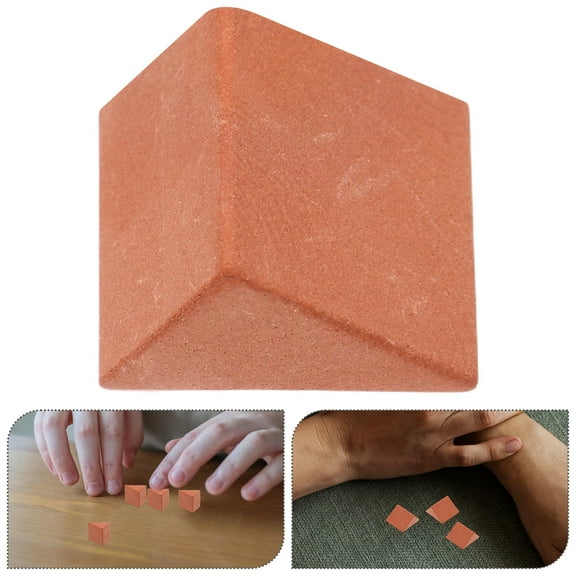 OFFIGAM 30Pcs Building Materials for DIY Construction with Dark Red Pottery Clay for Mini House Models