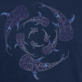 thumbnail image 3 of CafePress - Whale Sahrk Blue Spiral Dark T Shirt - Men's Classic Graphic Cotton T-Shirt, 3 of 4
