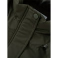 thumbnail image 4 of GGleaf Women's Plus Size Quilted Winter Coat Warm Puffer Jacket Thicken Parka with Removable Hood Army Green 2X, 4 of 10