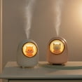 thumbnail image 4 of Lamp Cool Mist Humidifier - USB Personal Desktop Humidifier for Stress Relief Bedroom Humidifier Auto Shut Off Night Light Function Quiet Humidifier Tabletop Night Light, 4 of 6