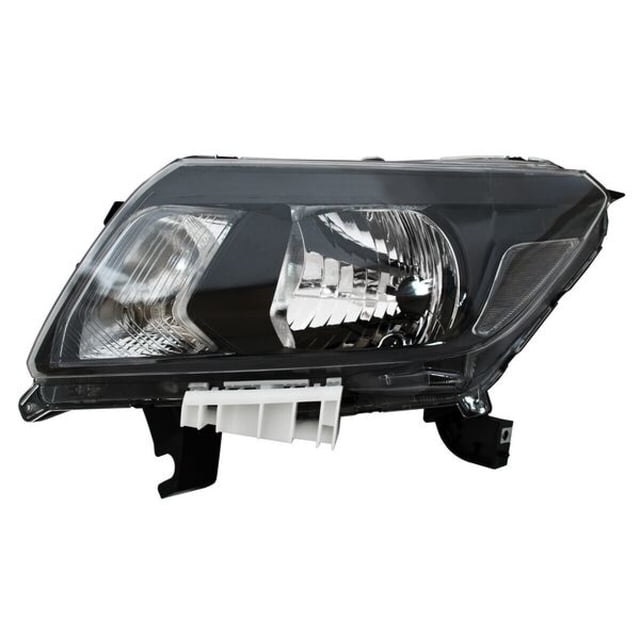Faro Principal TYC Np300 Frontier 2016 A 2020 Lado Izquierdo Fondo negro