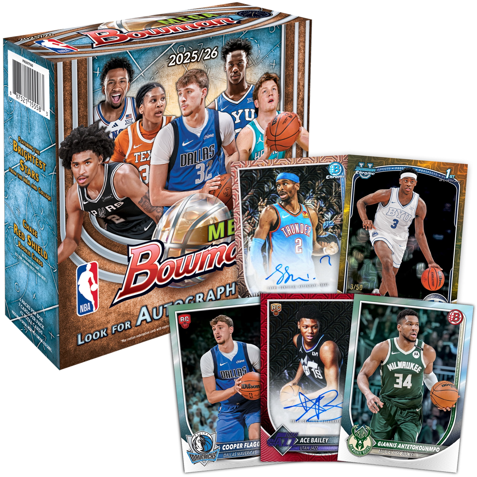 2025-26 Bowman Basketball - Factory Sealed - Mega Box