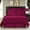 Burgundy, variant on Luxury 8 Piece Easy Care Soft 100% Microfiber Bed in a Bag Bedding Set