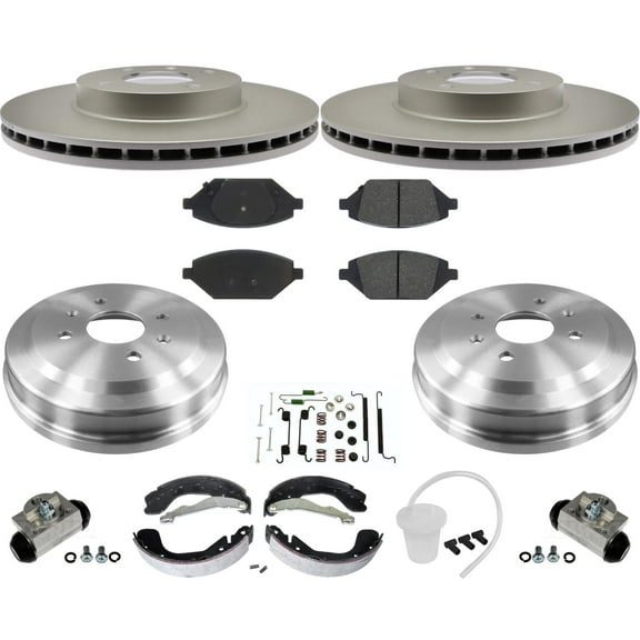 Improved Coated Brake Rotors Ceramic Pads for Chevrolet Spark Gas 2016-2022