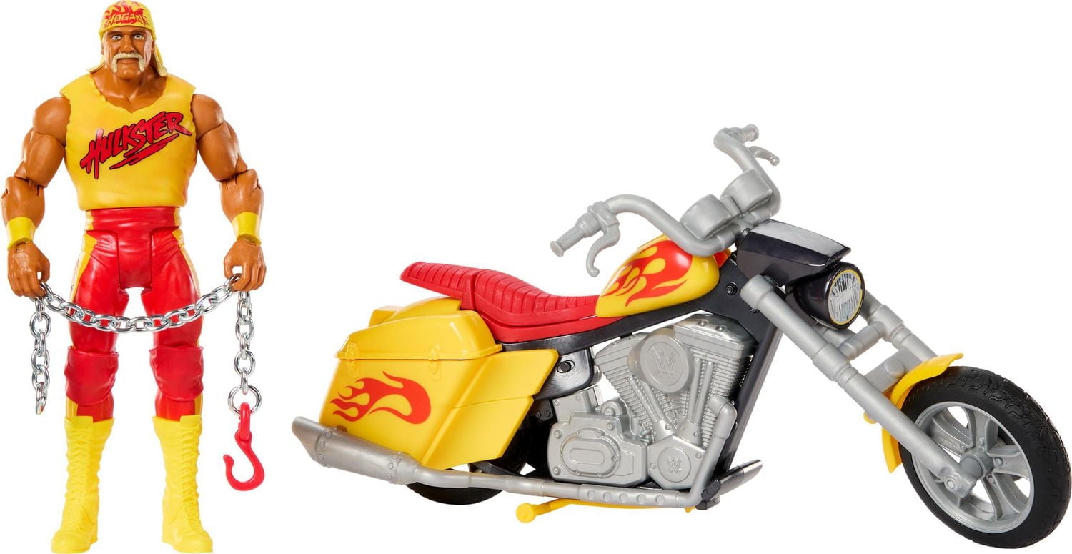WWE Wrekkin Python Power Slamcycle Vehicle with Hulk Hogan