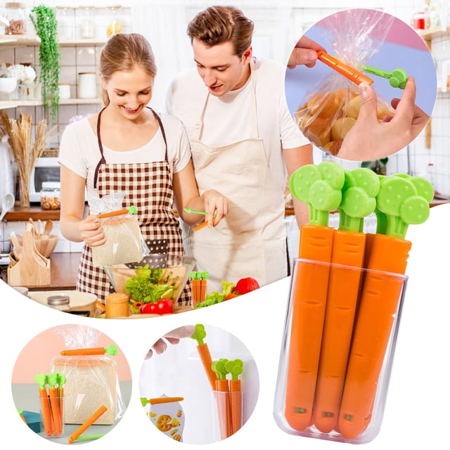 Food Bag Sealing Clips with Magnet – 5-Pack for Snacks, Chips & Dry Food Storage