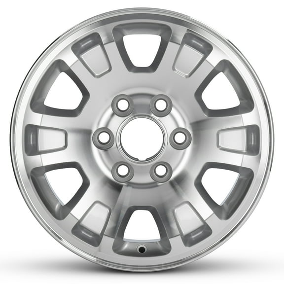 For 1999-2015 Cadillac Escalade 17 Inch Machined Silver Rim - OE Direct Replacement - Road Ready Car Wheel