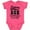 Vintage Hot Pink, variant on Inktastic Future Dominoes Player Game Boys or Girls Baby Bodysuit