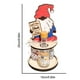 thumbnail image 3 of Botella De Navidad Portabotellas De Madera Adorno Colgador De Vidrio Decoraciones De Fiesta De Navidad Regalo sonducket HA042033-01, 3 of 6