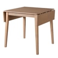 thumbnail image 5 of 29"- 45" Extendable Wood Dining Table with Rubberwood Legs for 4, Natural(Only Table), 5 of 11