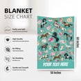 thumbnail image 2 of Horse Blanket Horse Gifts for Girls Women, Soft Horse Blanket for Girls, Cozy Lightweight Flowers Quilt Throw Bedding for Kids Adults Couch Bed Chair Horse Bedroom Decor, 50"X60", 2 of 4