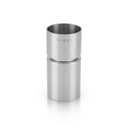Jigger, Vintage Matte Modern Silver Stainless Steel Jigger Cocktail by Viski