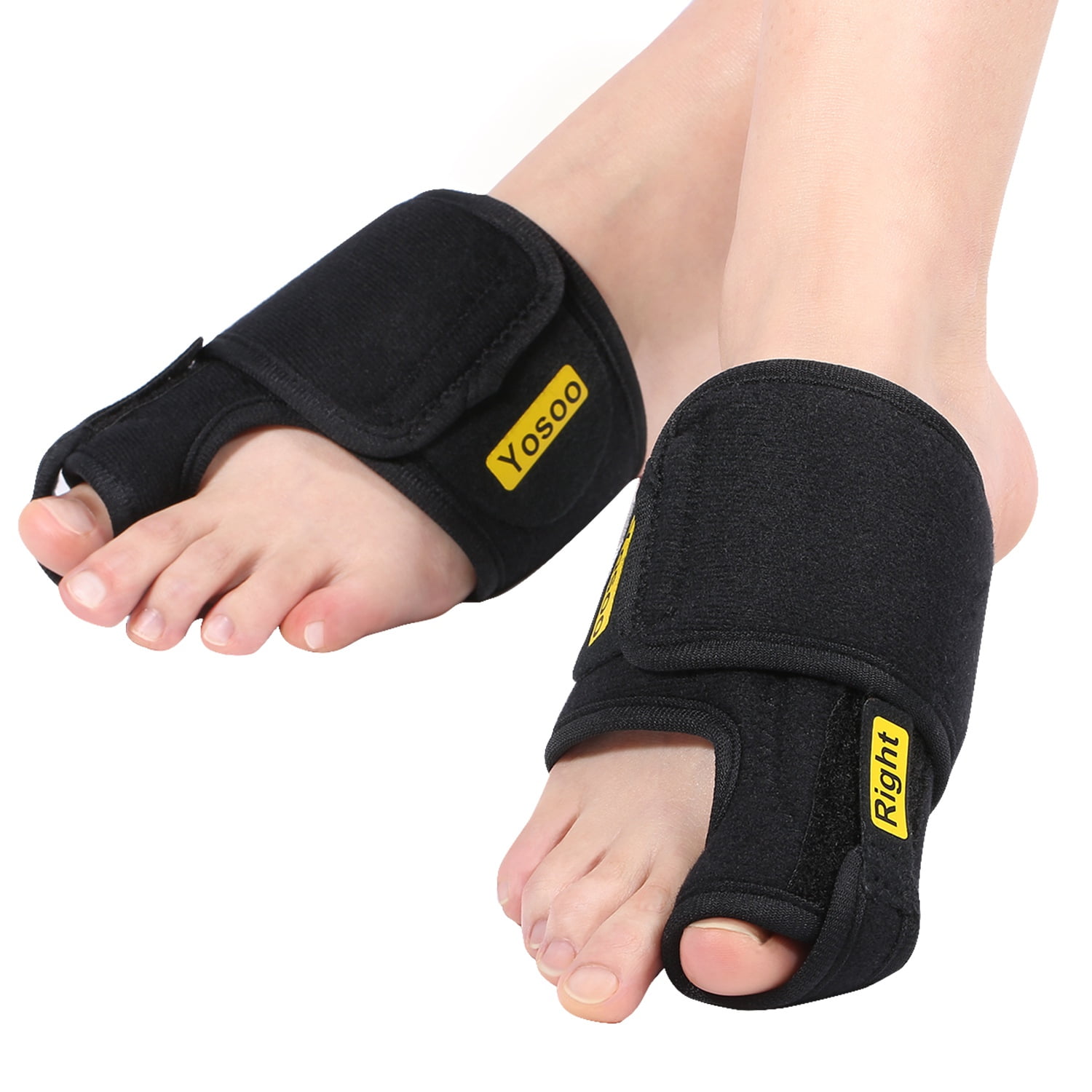 WALFRONT Bunion Correctors,1 Pair Adjustable Soft Bunion Splints Brace Big Toe Straighteners Separators