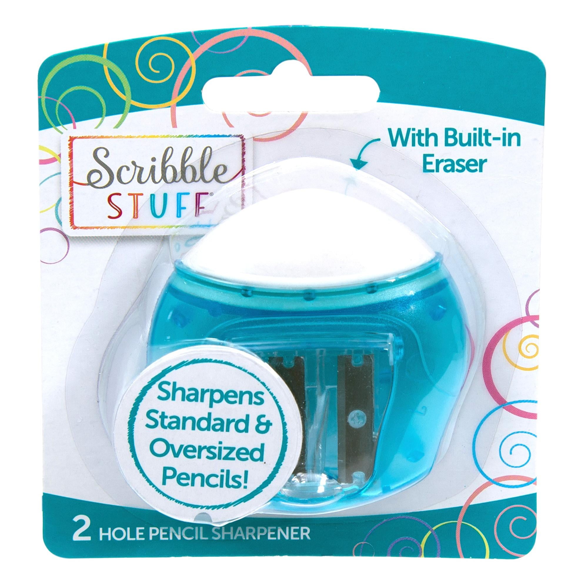 Scribble Stuff 2Hole Pencil Sharpener with Eraser