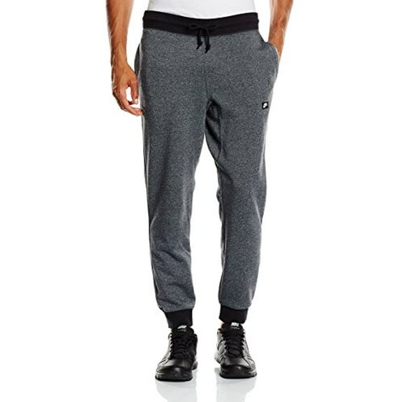 Nike Mens AW77 Cuff Fleece Pants,Cool Grey/Black/Heather,3XL