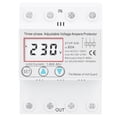 thumbnail image 1 of Voltage Protector, LCD, LCD Adjustable Voltage Protector, For Factory Power Distribution Industrial Supplies Home 80A, 1 of 8