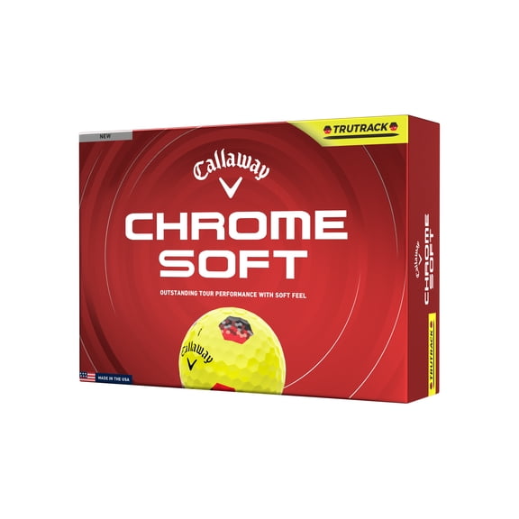 Callaway Golf Chrome Soft 26 - Yellow TruTrack 12 ball pk
